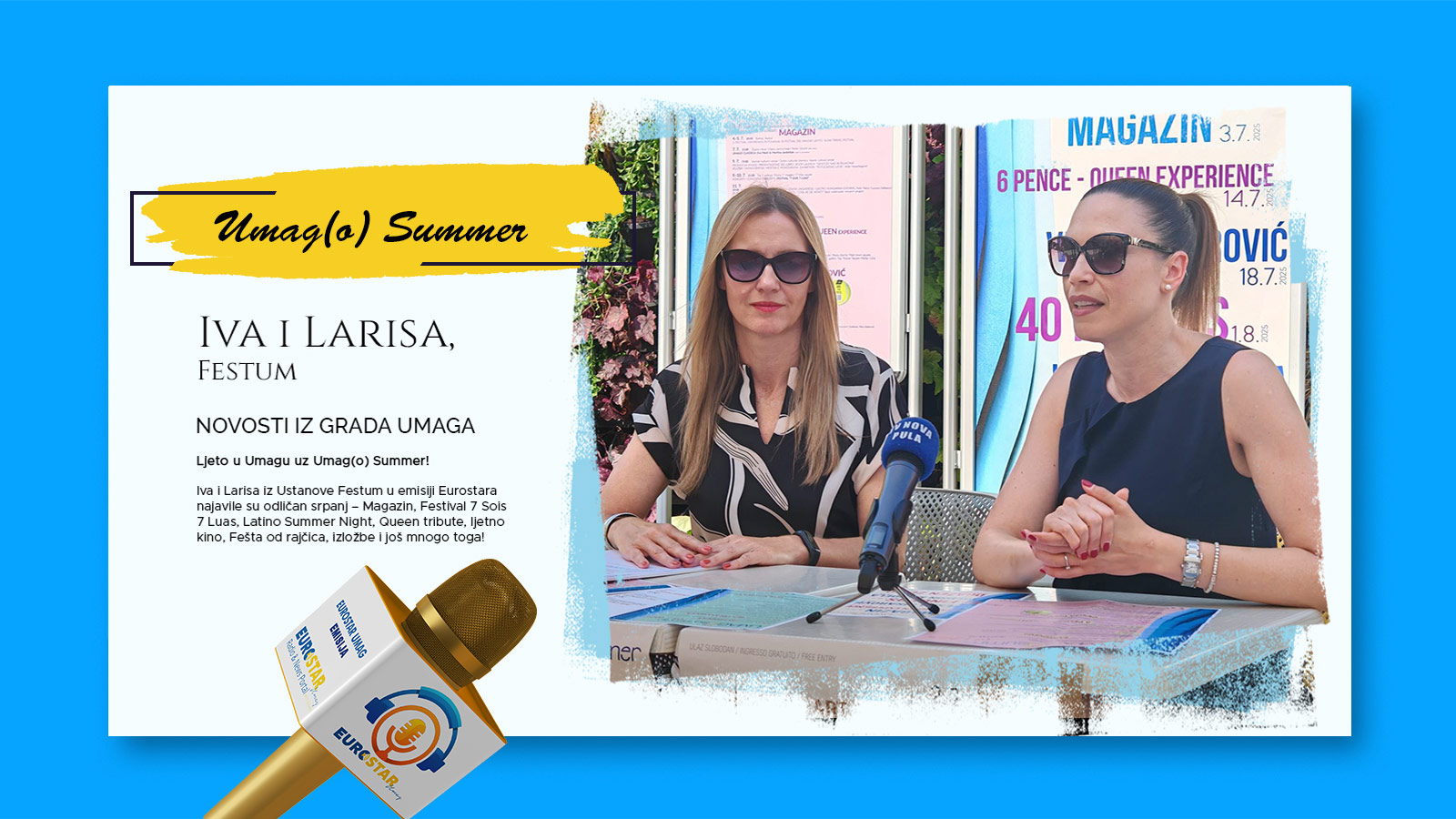 Novosti iz Grada Umaga: Veliko ljeto uz Umag(o) summer!