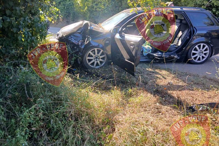 Prometna nesreća između Medigije i Crvenog vrha