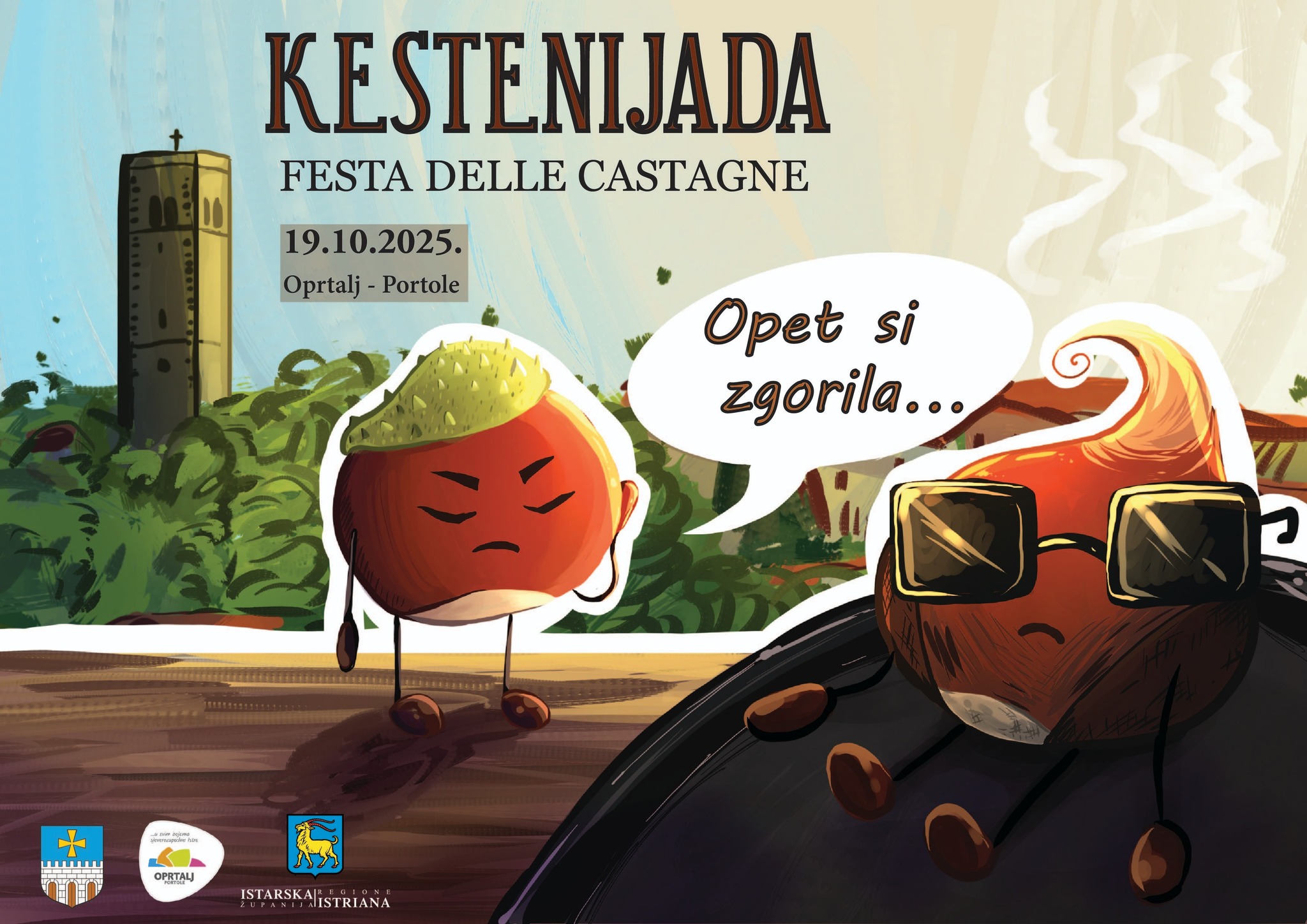 Idućeg vikenda Kestenijada u Oprtlju!