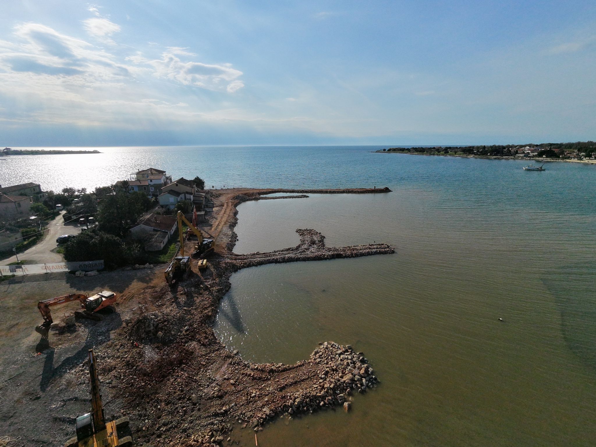Dajla - Belveder: radovi na novoj luci napreduju, projekt sve vidljiviji iz dana u dan