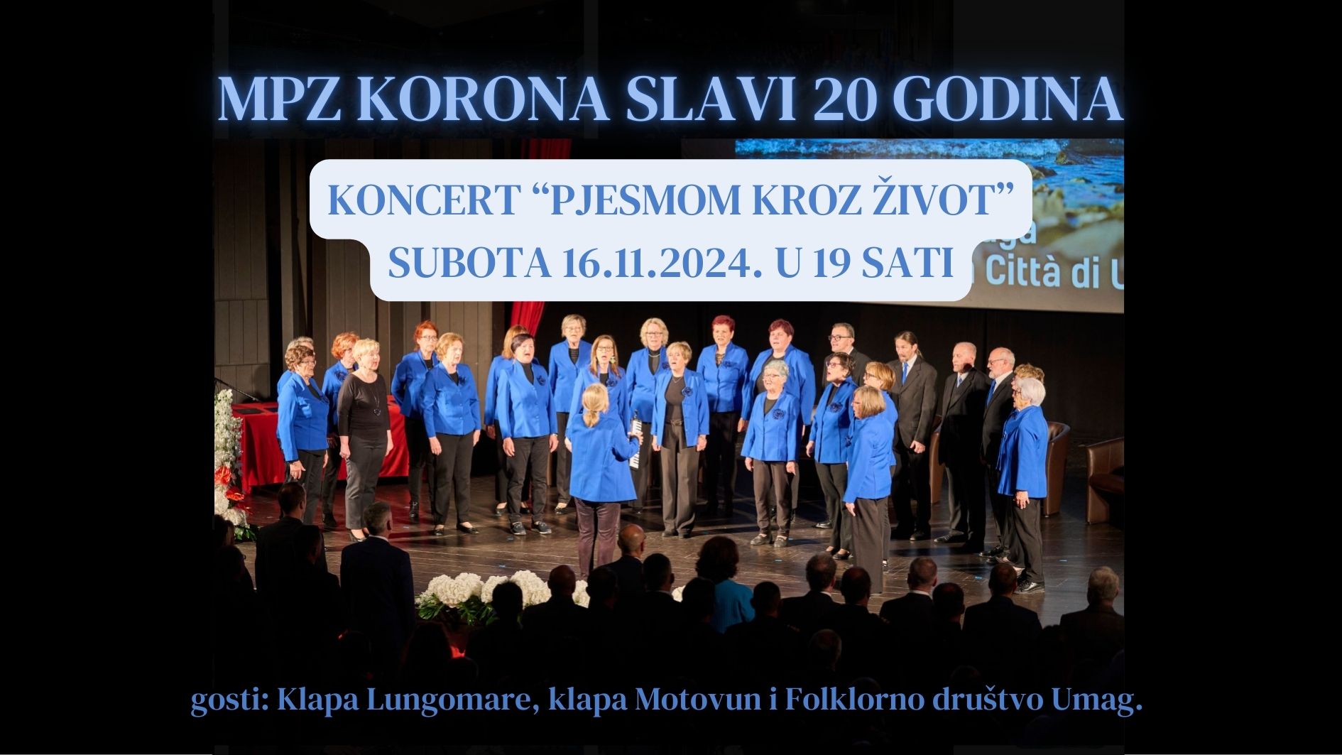 MPZ Korona slavi 20 godina postojanja koncertom 16.11.