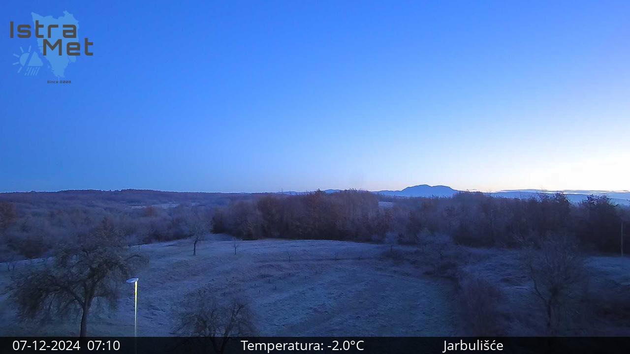 Jutros mraz i debeli minus u središnjoj Istri