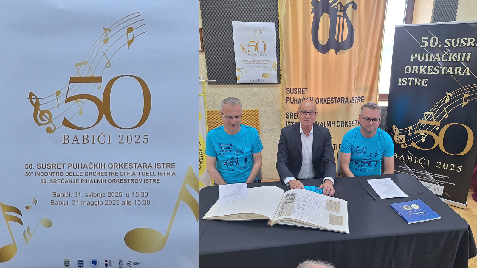 50. susret puhačkih orkestara Istre vraća se u Babiće – gdje je sve počelo
