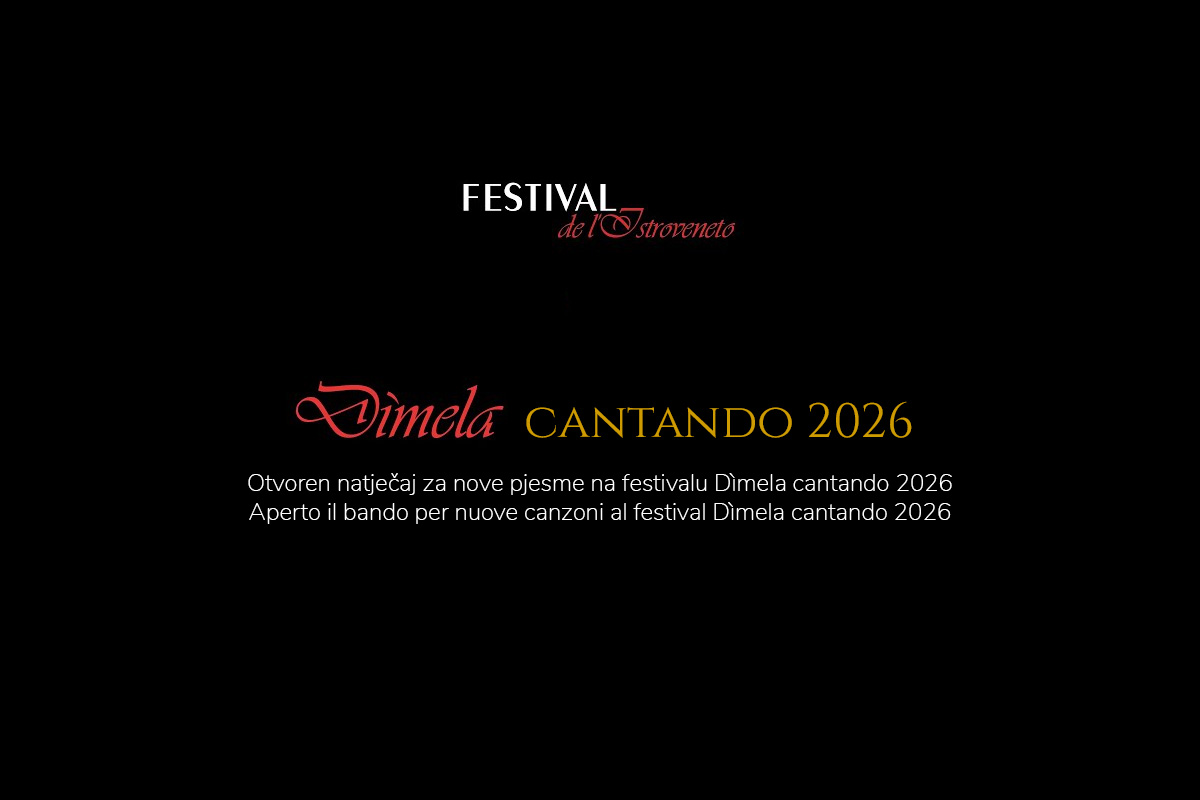 Otvoren natječaj za nove pjesme na festivalu Dìmela cantando 2026