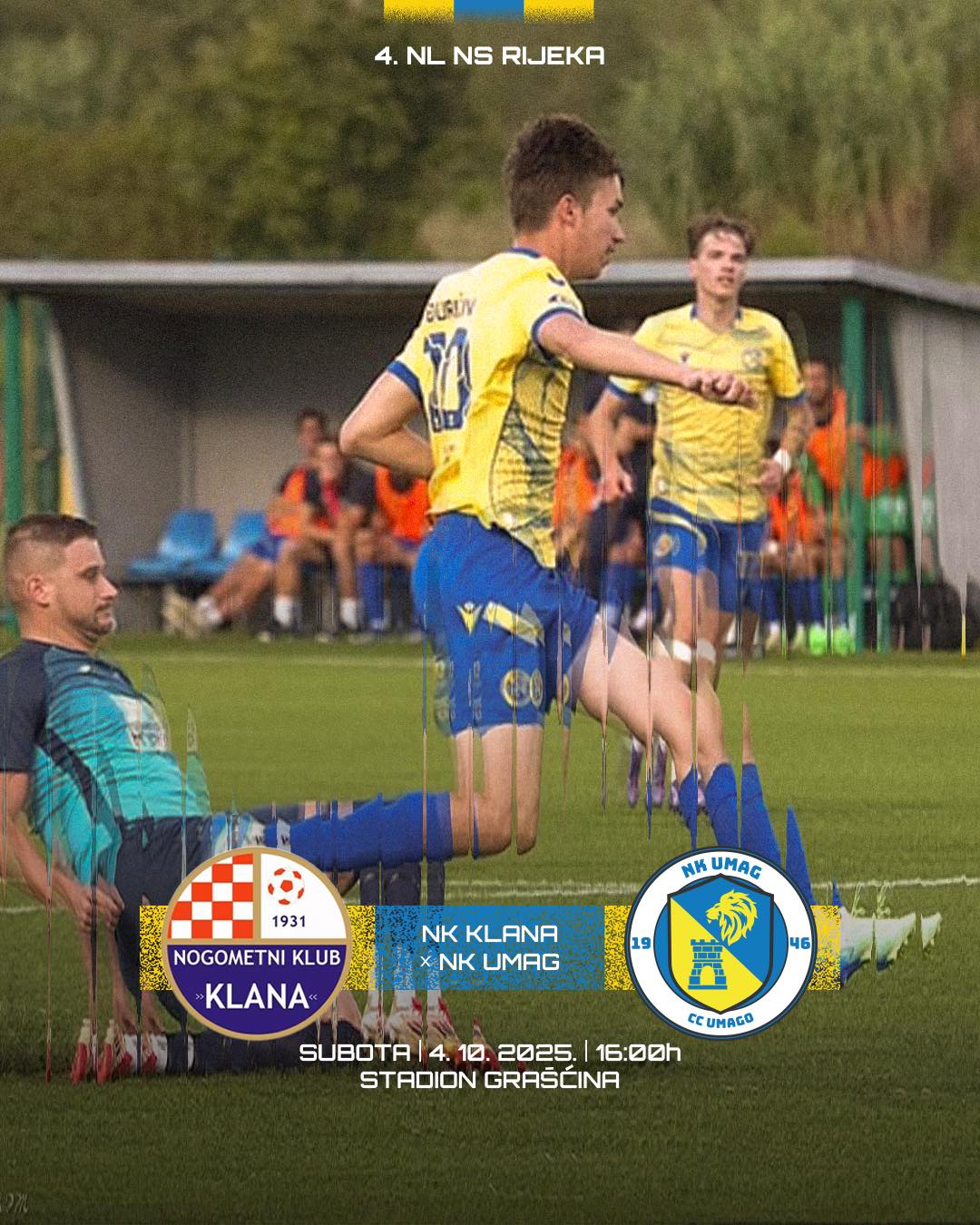 NK Umag danas gostuje u Klani