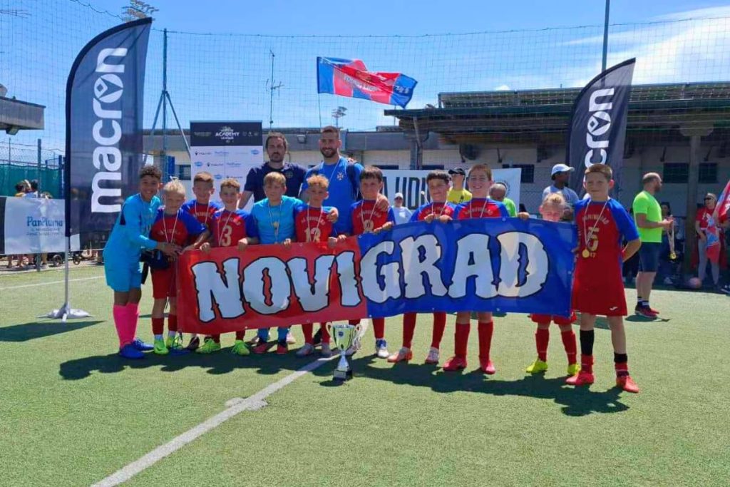 Uspjeh Škole nogometa NK Novigrad 1947 na turniru u Italiji