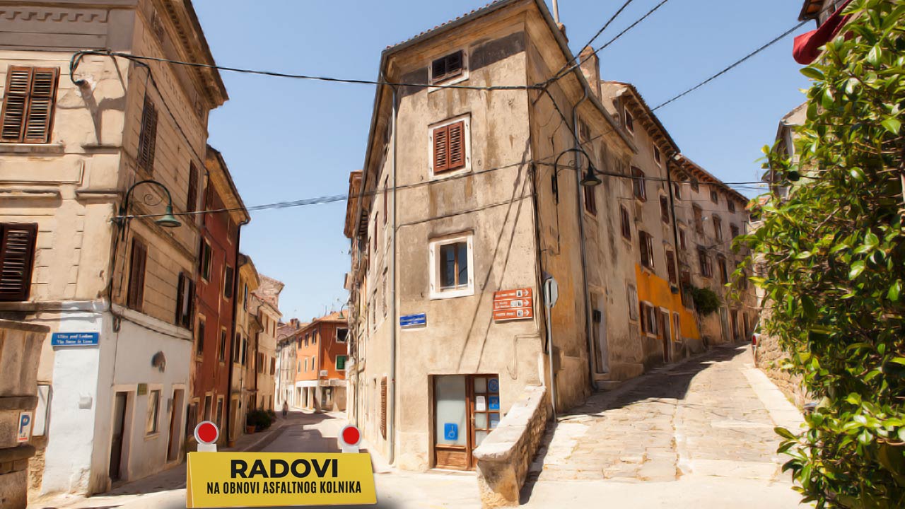 Počinju radovi na obnovi asfaltnog kolnika u ulici G. Garibaldi u Bujama