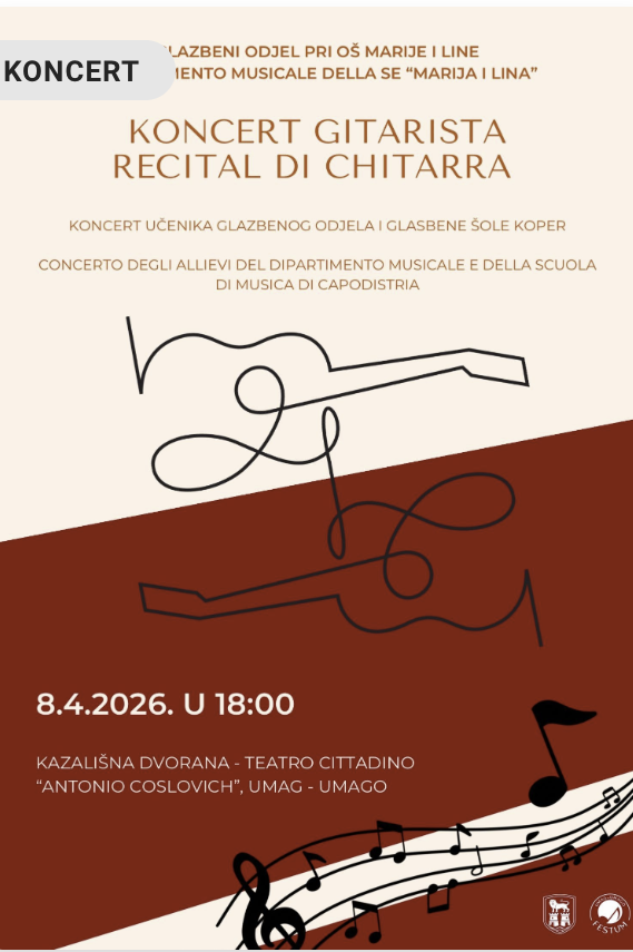 Koncert gitarista u Umagu – recital učenika glazbene škole