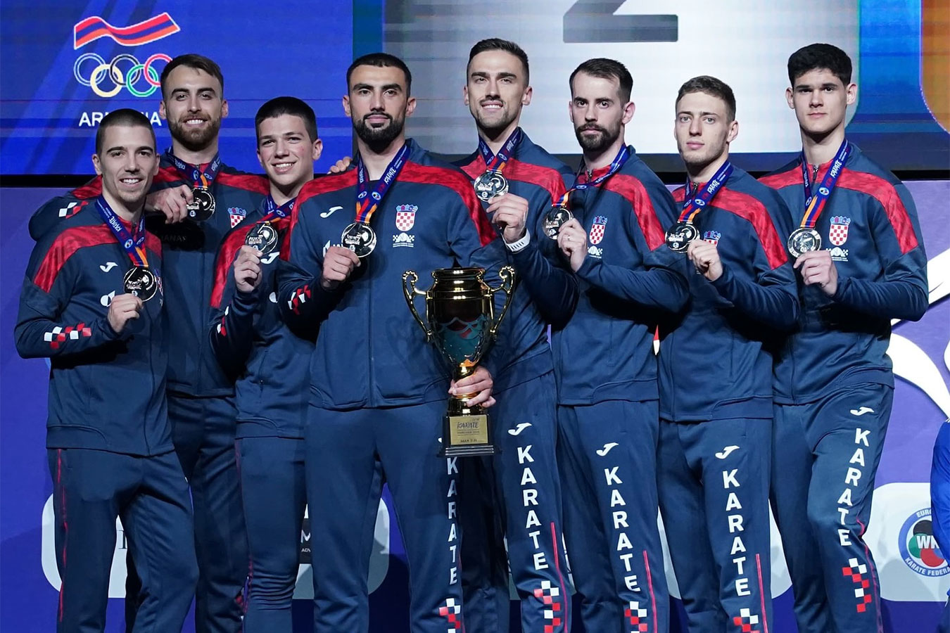 Hrvatska reprezentacija osvojila srebro na Europskom prvenstvu u karateu