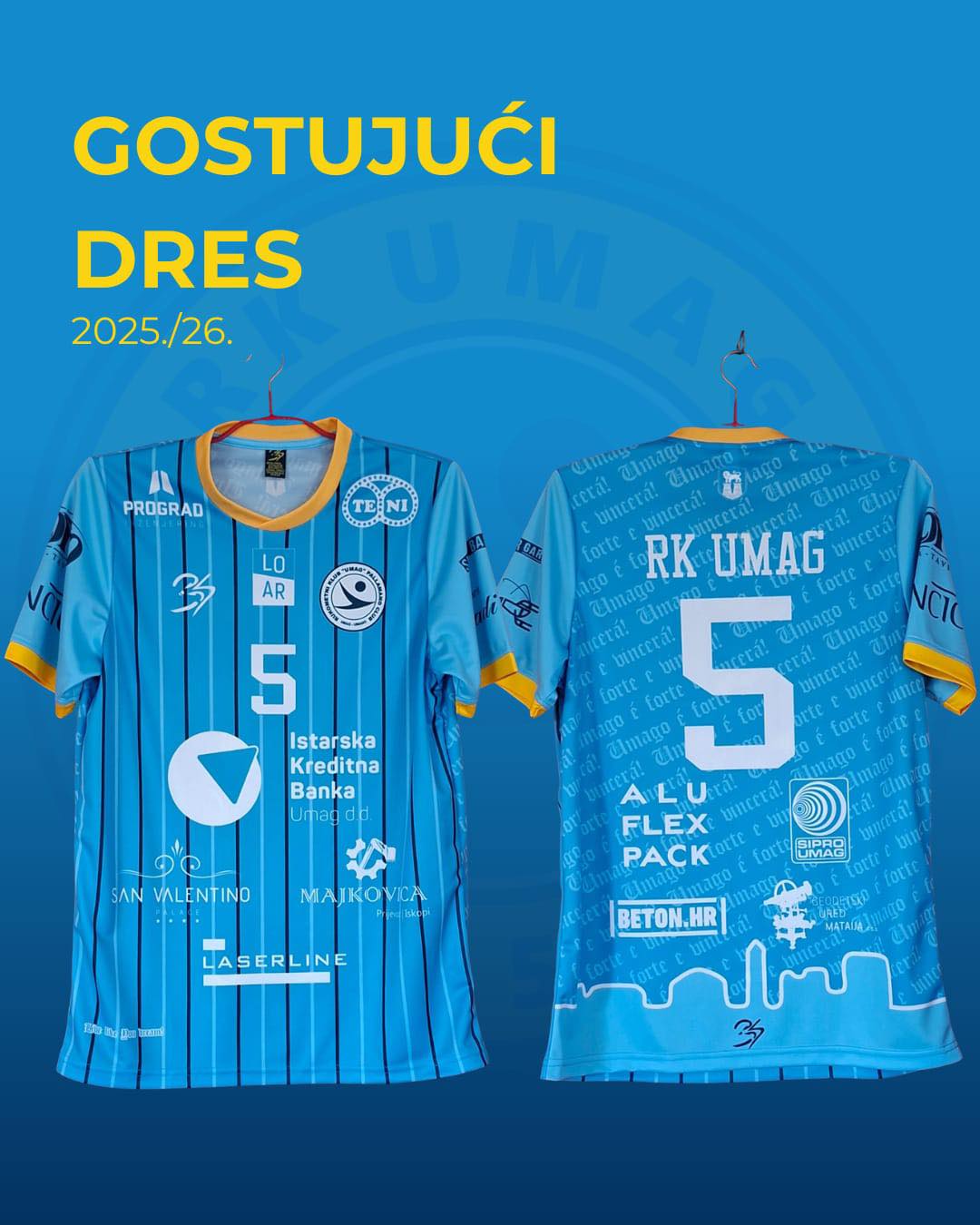 RK Umag predstavio nove gostujuće dresove