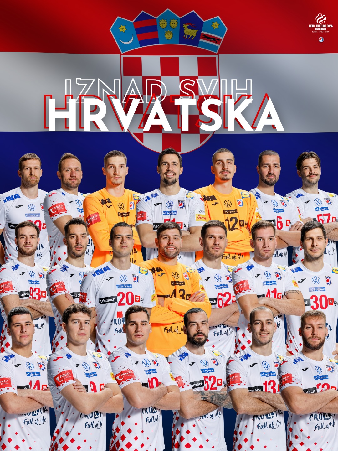 Hrvatski rukometaši spremni za Europsko prvenstvo 2026.: uskoro počinje nova europska smotra