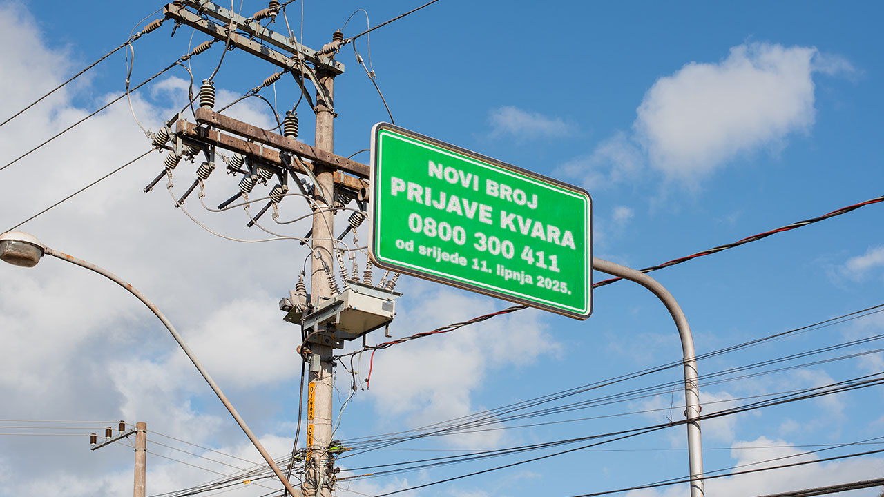 Novi broj za prijavu kvarova na području Elektroistre je 0800 300 411