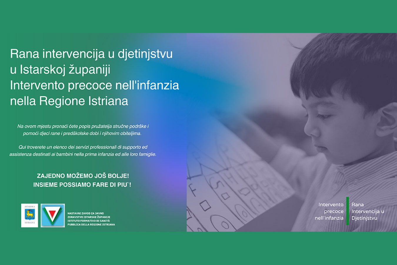 Novi portal o ranoj intervenciji u djetinjstvu u Istri