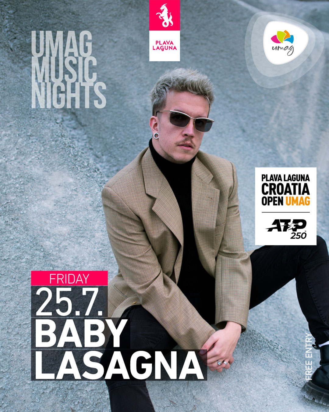 Potvrđeno: Baby Lasagna nastupa na Umag Music Nights
