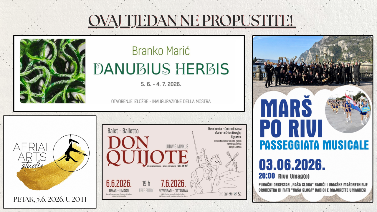 Ovaj tjedan ne propustite!