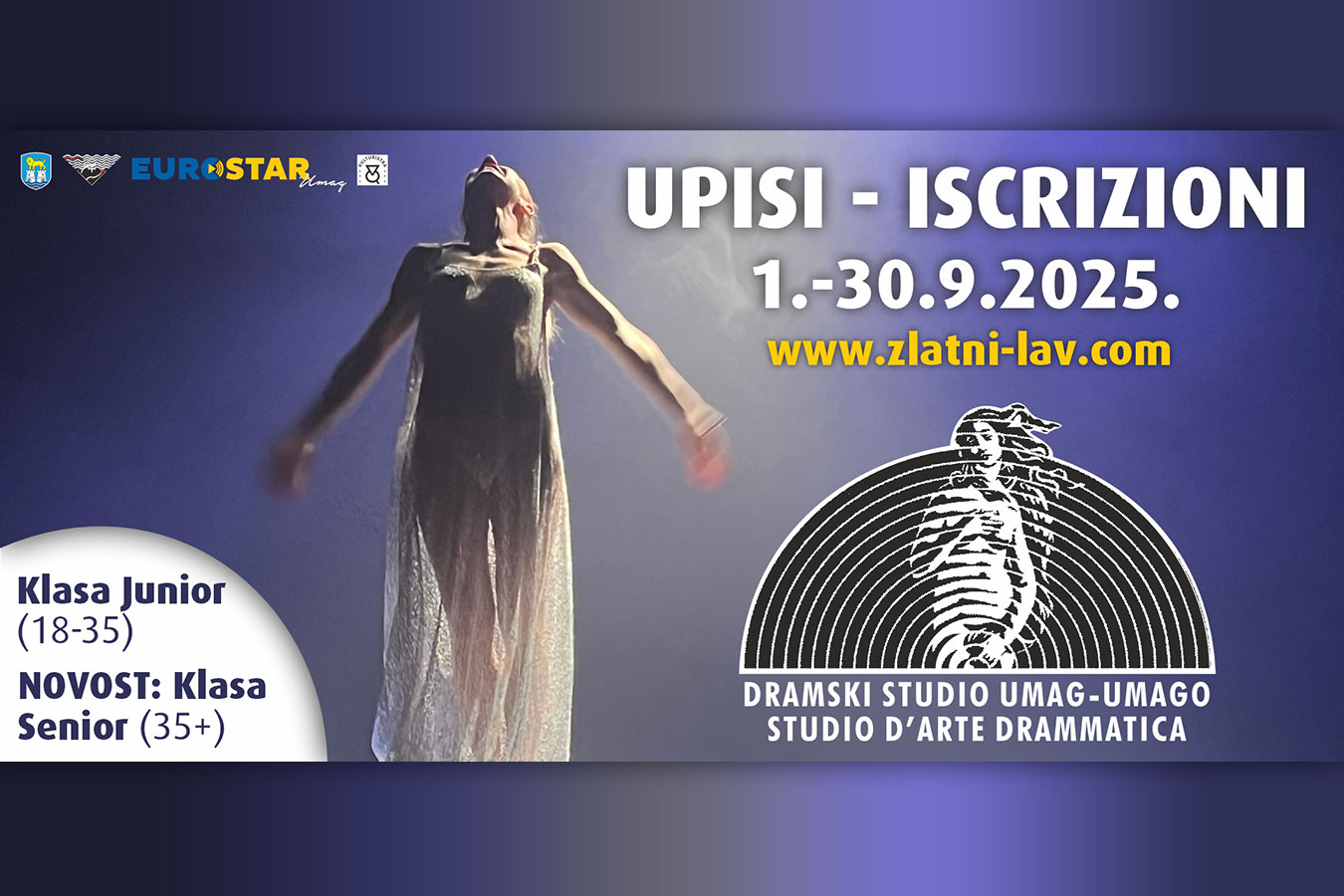 Kreću upisi u novu sezonu Dramskog studija Umag Umago