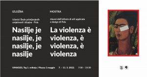 Umag: Izložba "Nasilje je nasilje je nasilje je nasilje"